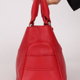 Celine Leather Red Boogie Tote