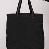 Gucci GG Nylon Shadow Web Shopping Tote
