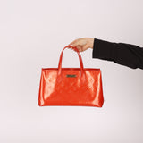 Louis Vuitton 2009 Vernis Wilshire Orange Mini Tote