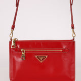 Prada Shine Front Pocket Crossbody Bag