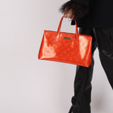 Louis Vuitton 2009 Vernis Wilshire Orange Mini Tote