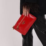 Prada Shine Front Pocket Crossbody Bag
