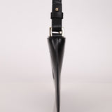 Celine Black Leather Macadam Pochette