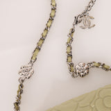 Chanel 2020 Pistachio Caviar Camellia Embossed Belt Bag