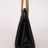 Fendi Leather Black Karligraphy Pocket Chain Bag