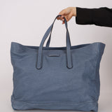 Gucci Light Blue Water Buffalo Shopping Tote