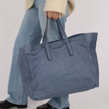 Gucci Light Blue Water Buffalo Shopping Tote
