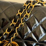 Chanel 1991 Patent XL CC Jumbo Single Flap