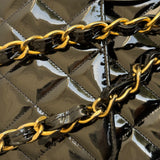 Chanel 1991 Patent XL CC Jumbo Single Flap