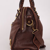 Balenciaga Chocolate City Bag with Mirror - FashioNica
