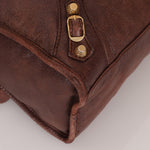 Balenciaga Chocolate City Bag with Mirror - FashioNica