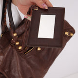 Balenciaga Chocolate City Bag with Mirror - FashioNica