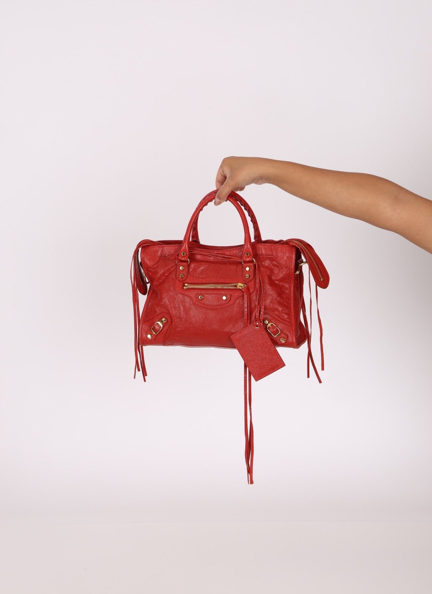 Balenciaga Motocross Small City with Mirror - FashioNica