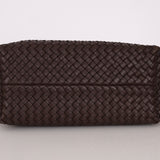 Bottega Veneta Chocolate Intrecciato Small Cabat w/ Pouch - FashioNica