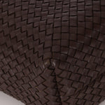 Bottega Veneta Chocolate Intrecciato Small Cabat w/ Pouch - FashioNica
