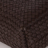 Bottega Veneta Chocolate Intrecciato Small Cabat w/ Pouch - FashioNica