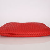 Bottega Veneta Intrecciato Red Hobo w/ Mirror - FashioNica