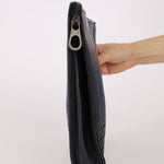 Bottega Veneta Lambskin Intrecciato Embroidered Degrade Clutch - FashioNica