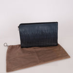 Bottega Veneta Lambskin Intrecciato Embroidered Degrade Clutch - FashioNica
