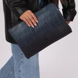 Bottega Veneta Lambskin Intrecciato Embroidered Degrade Clutch - FashioNica