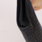 Bottega Veneta Lambskin Intrecciato Embroidered Degrade Clutch - FashioNica