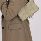 Bottega Veneta Travertine Cassette Shoulder Bag - FashioNica