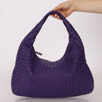 Bottega Veneta Ube Intrecciato Small Hobo - FashioNica