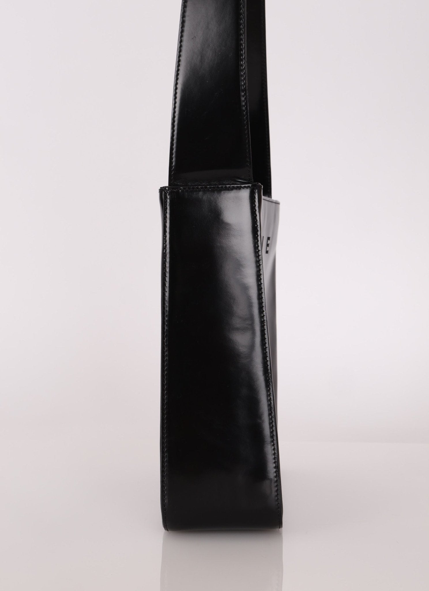 Celine Patent Logo Shoulder Bag - FashioNica