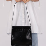 Celine Patent Logo Shoulder Bag - FashioNica