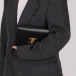 Celine Triomphe Calfskin Wallet on Chain - FashioNica