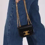 Celine Triomphe Chain Mini Claude - FashioNica