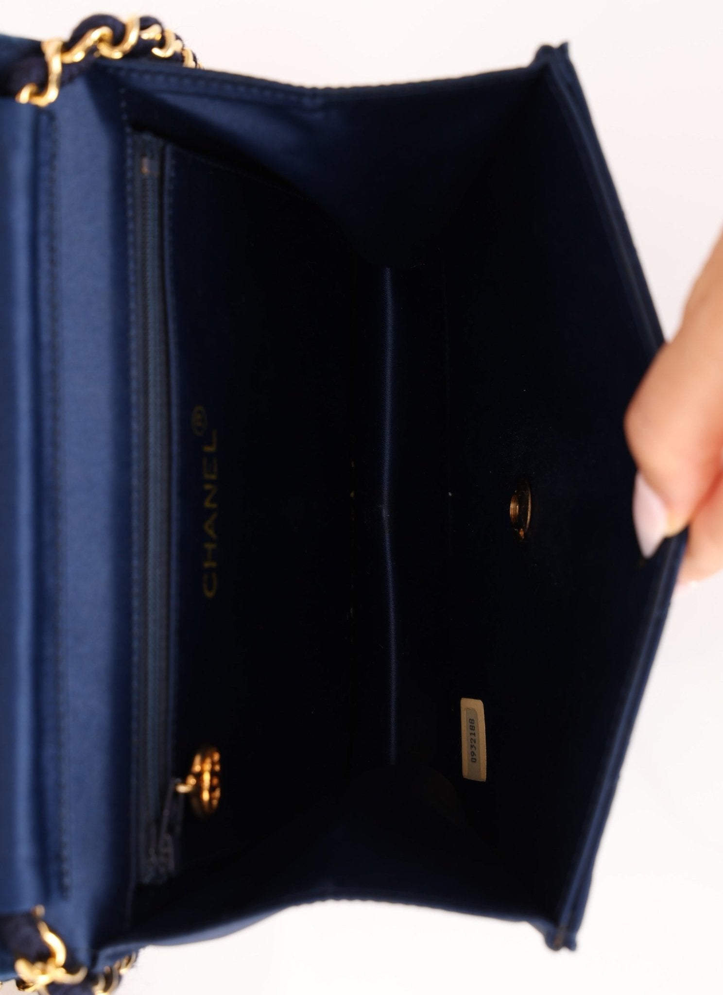 Chanel 1986 Midnight Satin Square Mini Flap - FashioNica