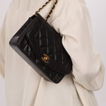 Chanel 1991 Lambskin Small Diana - FashioNica