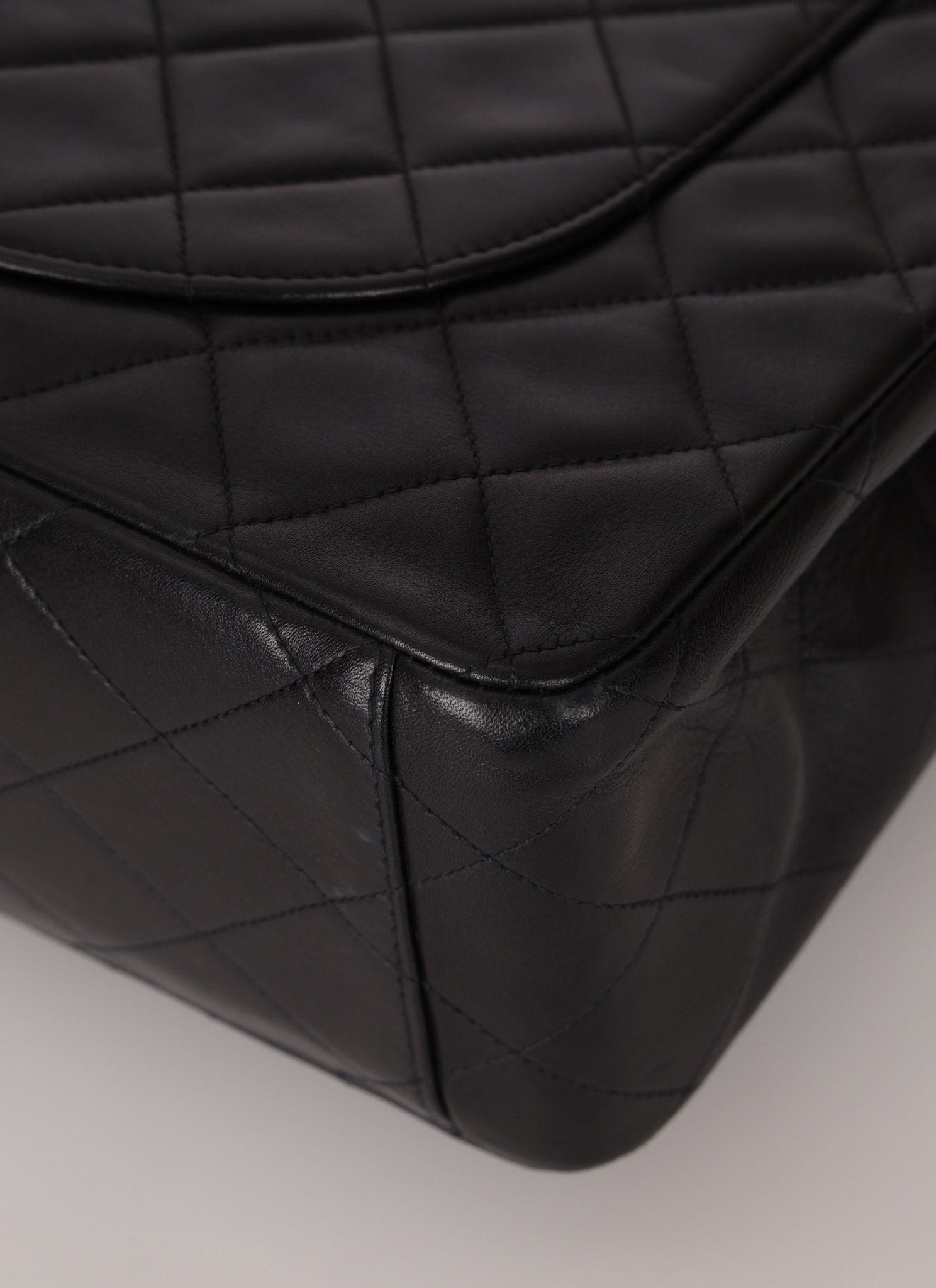 Chanel 1994 XL Logo Lambskin Jumbo Single Flap - FashioNica