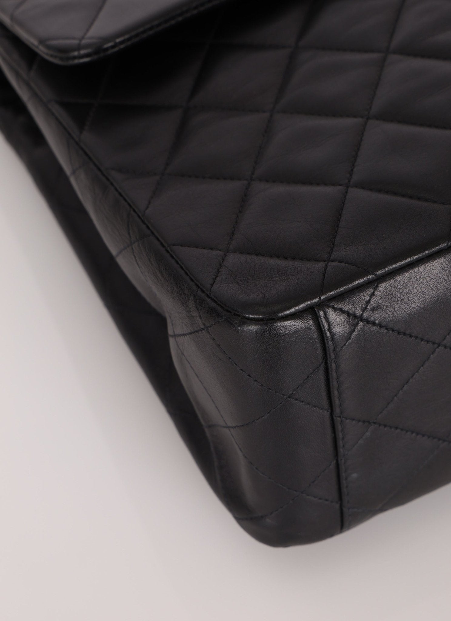 Chanel 1994 XL Logo Lambskin Jumbo Single Flap - FashioNica