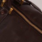 Chanel 1996 Chocolate Caviar Boston Weekender Duffel Bag 24KGP - FashioNica