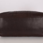 Chanel 1996 Chocolate Caviar Boston Weekender Duffel Bag 24KGP - FashioNica