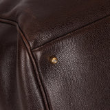 Chanel 1996 Chocolate Caviar Boston Weekender Duffel Bag 24KGP - FashioNica