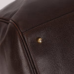 Chanel 1996 Chocolate Caviar Boston Weekender Duffel Bag 24KGP - FashioNica