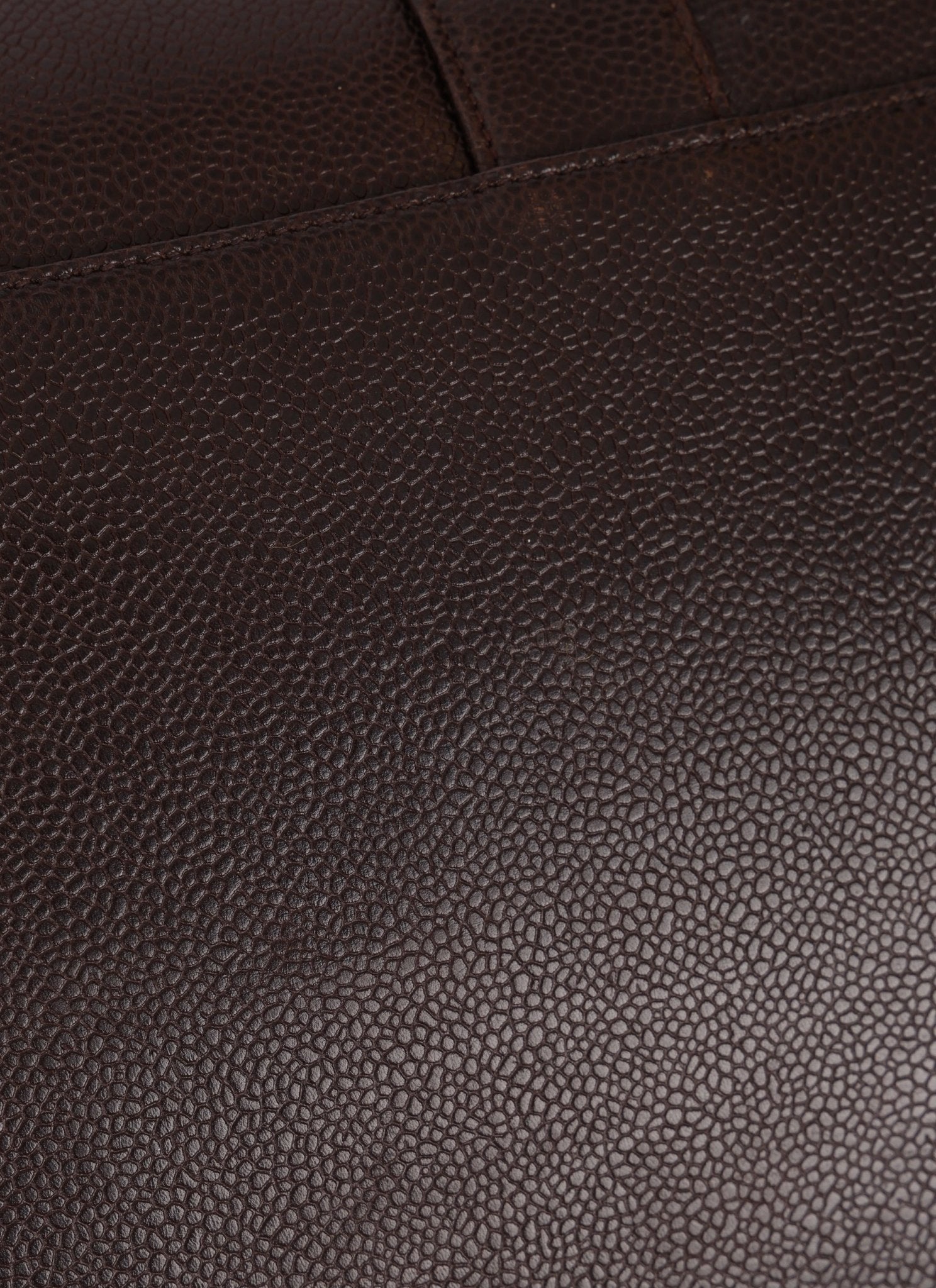 Chanel 1996 Chocolate Caviar Boston Weekender Duffel Bag 24KGP - FashioNica