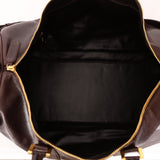 Chanel 1996 Chocolate Caviar Boston Weekender Duffel Bag 24KGP - FashioNica