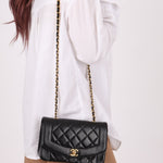 Chanel 1996 Lambskin Small Diana - FashioNica