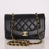 Chanel 1996 Lambskin Small Diana - FashioNica