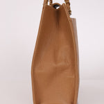 Chanel 1997 Caviar Turnlock Beige Chain Bag - FashioNica