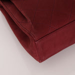Chanel 1997 Merlot Suede Chain Flap Bag - FashioNica