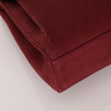Chanel 1997 Merlot Suede Chain Flap Bag - FashioNica