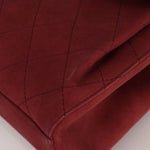 Chanel 1997 Merlot Suede Chain Flap Bag - FashioNica