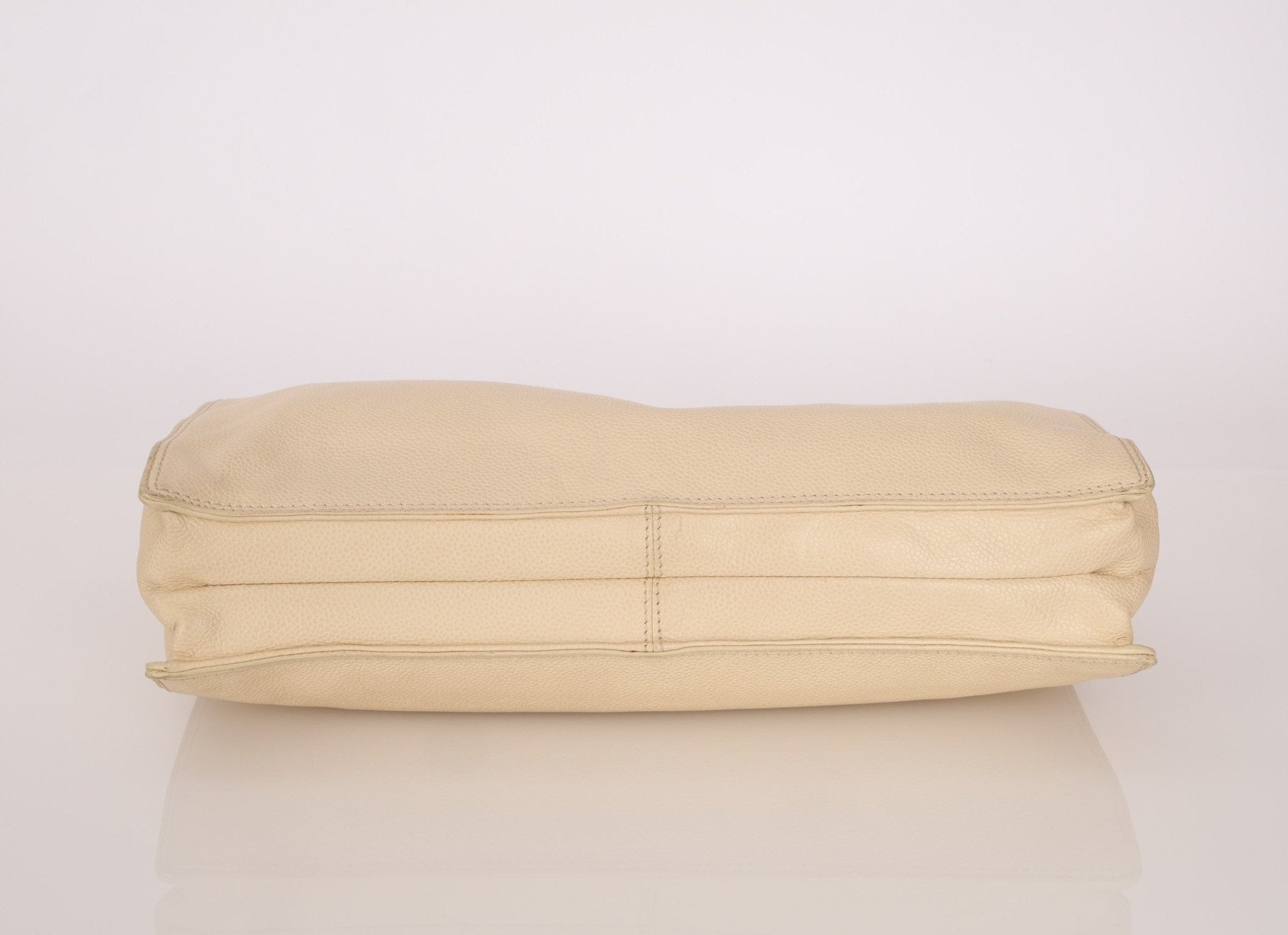 Chanel 1997 Vanilla Caviar Acrylic Wood Tote - FashioNica