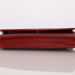 Chanel 2000 Caviar Bordeaux Wallet on Chain Matte GHW - FashioNica