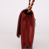 Chanel 2000 Caviar Bordeaux Wallet on Chain Matte GHW - FashioNica